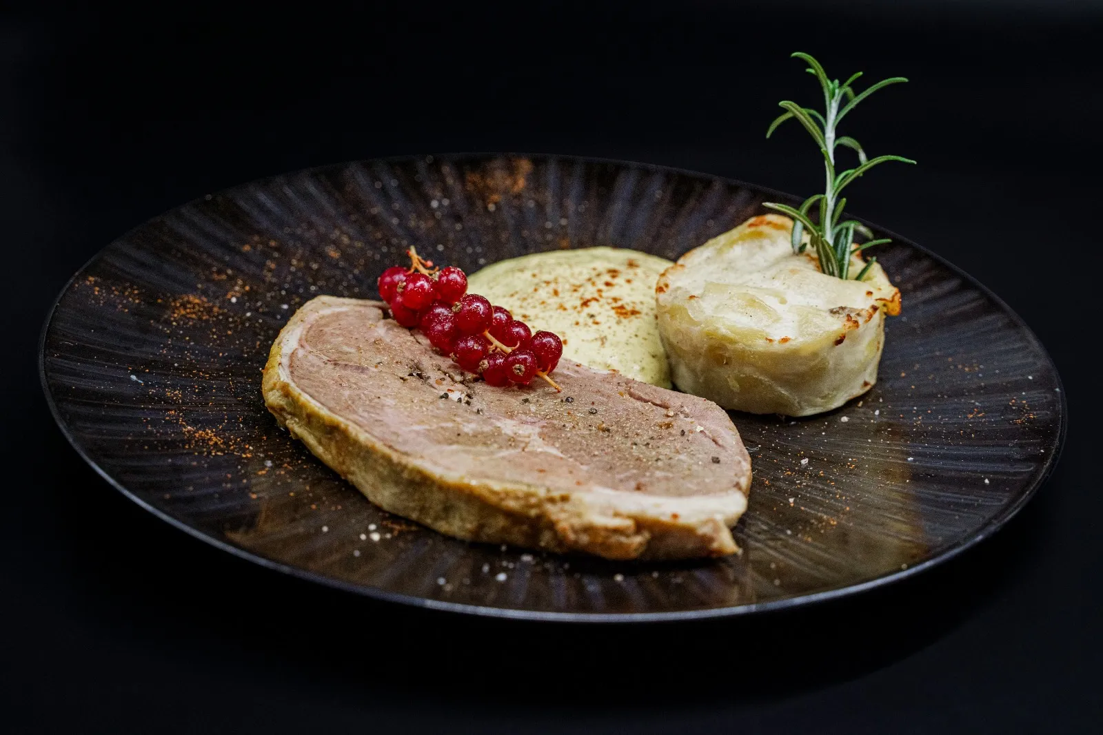 Plat gastronomique méditerranéen produits locaux et circuits courts - Traiteur Montpellier